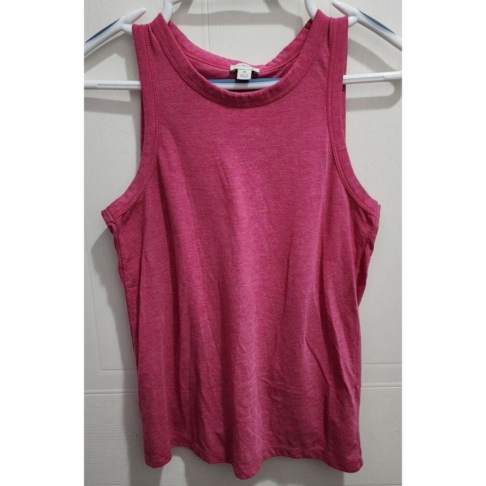 J. Crew Womens Sleeveless Tie-Back Tank Top Shirt Polyester/Viscose Pink AO926 S